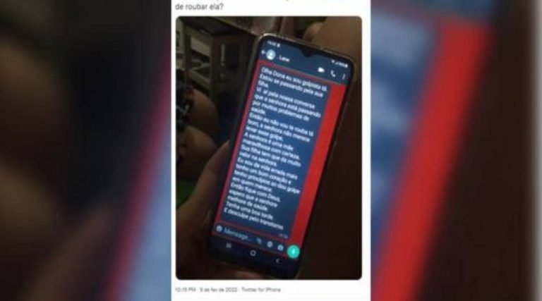 Neta viraliza ao postar mensagem de criminoso que ficou com dó de aplicar golpe em idosa: ‘Tanto drama que ladrão desistiu’