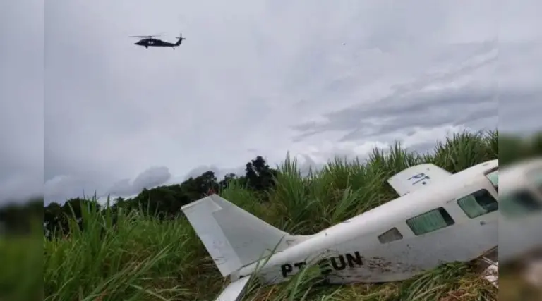 Caças interceptam avião com 165kg de supermaconha na Amazônia