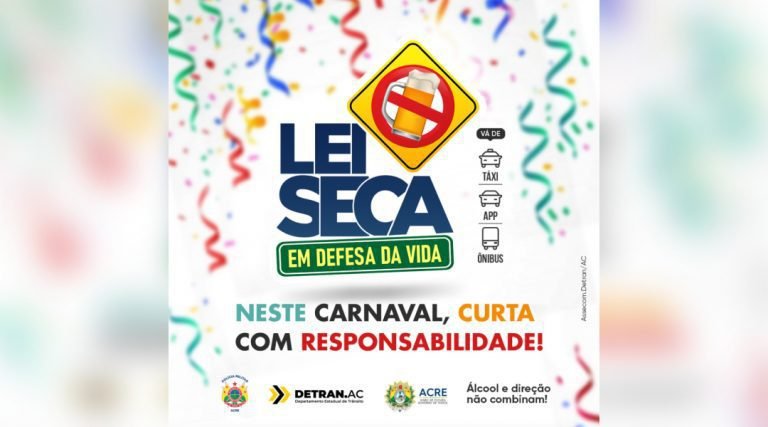 Detran realiza campanha educativa digital para conscientizar condutores neste carnaval