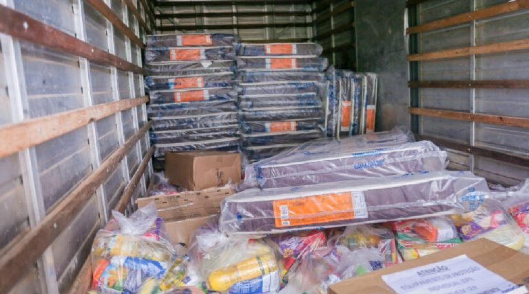 Governo envia doações para famílias atingidas pelas cheias dos rios em Feijó e Tarauacá