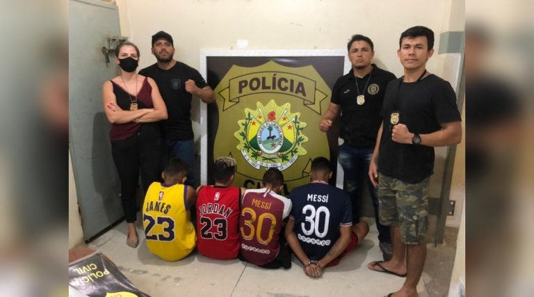 Policia Civil prende três e apreende menor por tráfico de drogas em Tarauacá