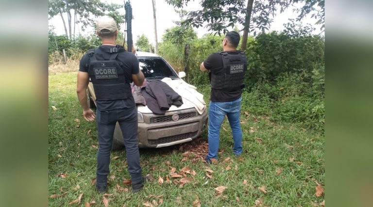 Polícia Civil recupera veiculo roubado em zona rural de Boca do Acre