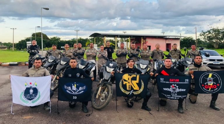 Policiais Militares do Acre recebem treinamento de Moto Patrulhamento