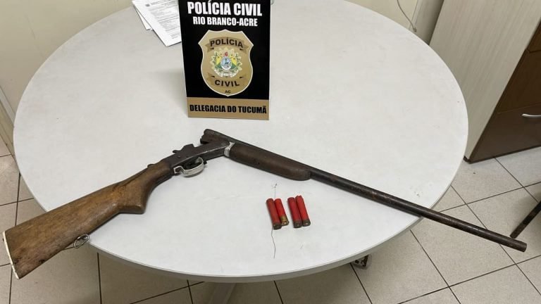 Polícia Civil efetua prisões e apreende arma de fogo na região da Custódio Freire em Rio Branco
