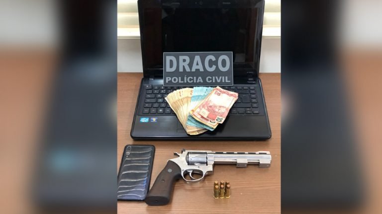 Policia Civil prende, em flagrante, homem com arma de fogo em Rio Branco