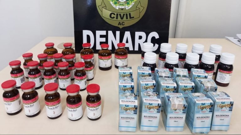 Homem de 43 anos é preso com anabolizantes adulterados em Rio Branco