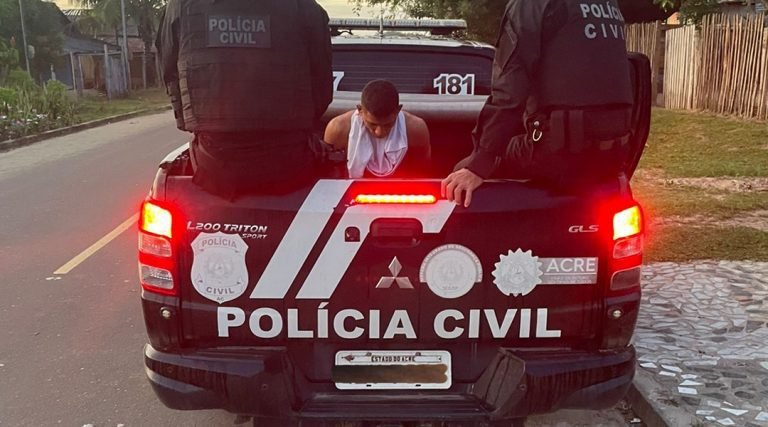 Em Mâncio Lima, Polícia Civil prende foragido por cometer arrombamentos, roubo de gado e integrar organização criminosa 