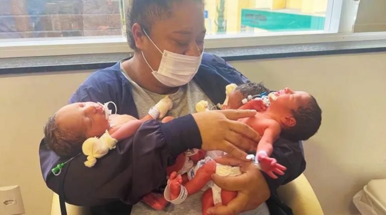 Mulher tem cinco filhos em intervalo de 10 meses em Santa Catarina