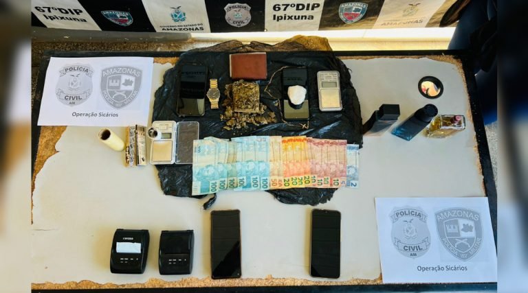 Ação conjunta das polícias do Amazonas prende grupo responsável por tráfico de drogas e atentado contra Procurador Municipal de Ipixuna