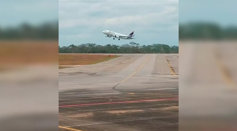 Fortes ventos fazem avião arremeter em aeroporto no AC e causa pânico em passageiros: ‘achei que ia morrer’