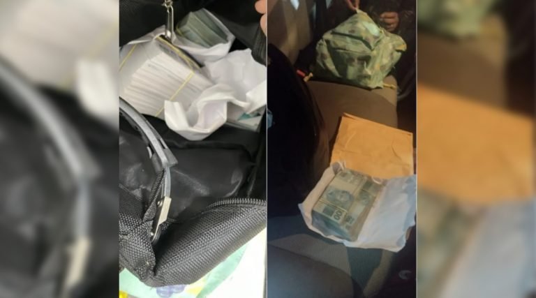 Após denúncia anônima, polícia apreende mais de R$ 60 mil e material de campanha em caminhonete no AC