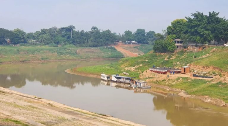 Com 1,27 metro, Rio Acre tem nova menor cota da história na capital: ‘seca bem severa’