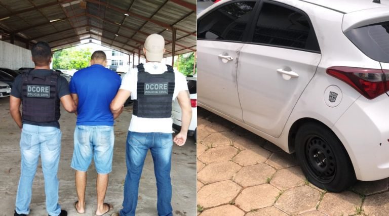 Polícia Civil prende motorista de aplicativo que auxiliou em fuga de assaltantes em Rio Branco