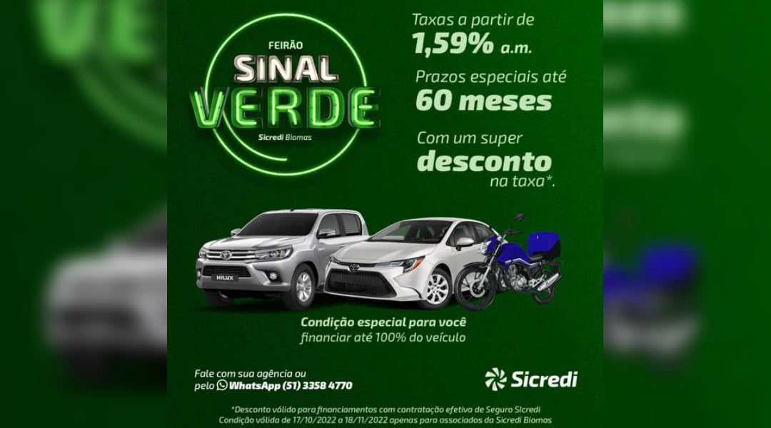 Sicredi Biomas Promove Feirão Para Financiamento De Veículos E Energia Solar Juruá Online Tv 4644