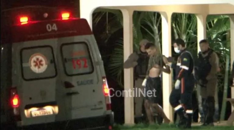 Homem invade chácara, mas acaba baleado pelo proprietário e preso pela polícia