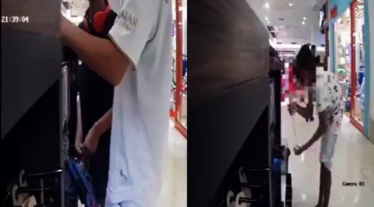 Vídeo mostra jovens furtando objetos em shopping de Rio Branco