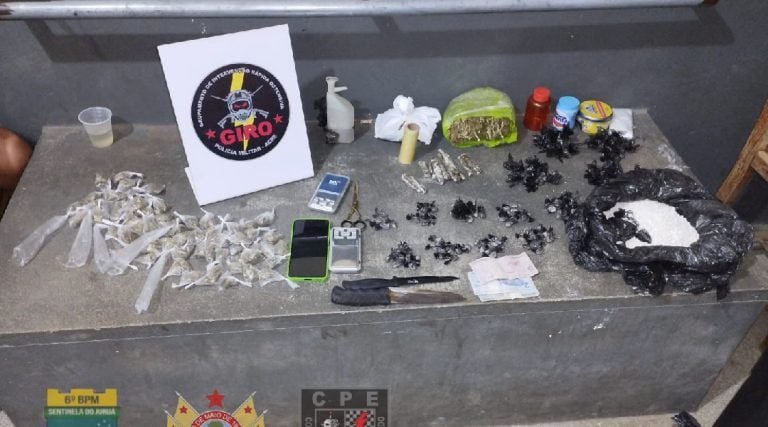 Polícia apreende mais de 1KG de entorpecentes no bairro da Cohab