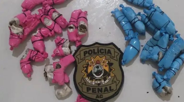 Idoso e mulher tentam entrar com drogas em presídio no interior do Acre