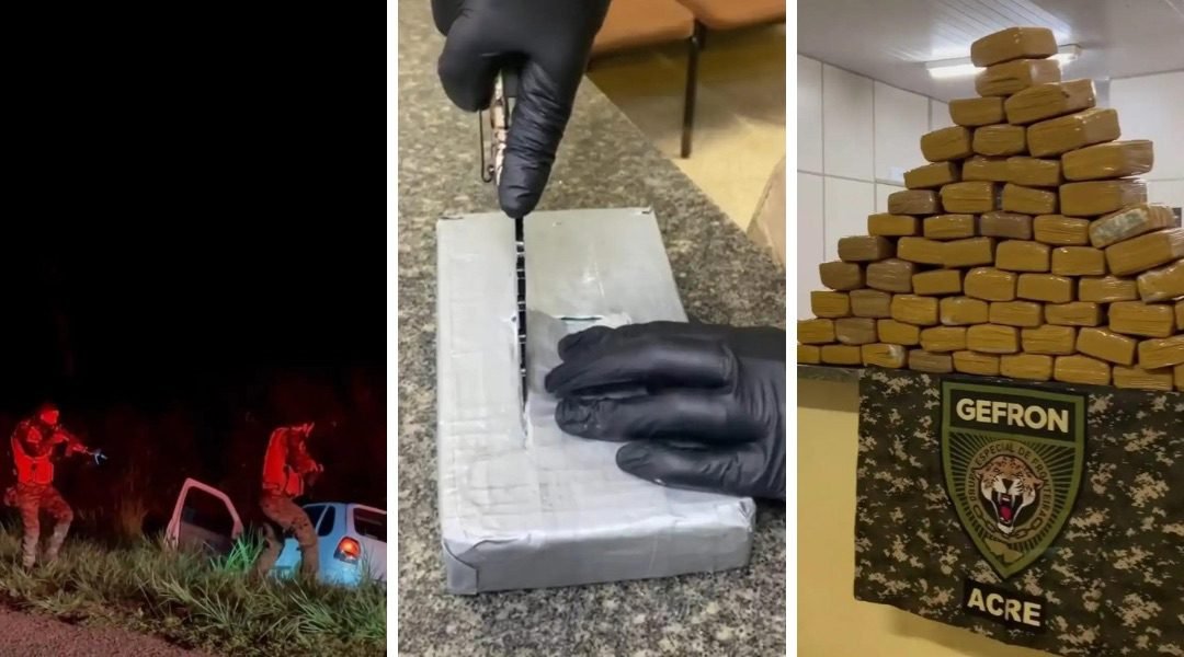 Gefron apreendeu mais de 100 quilos de cocaína e skunk