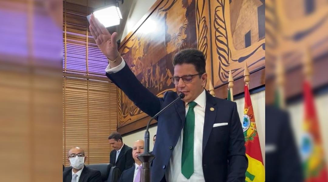 Gladson Cameli é empossado na capital e quer união entre poderes