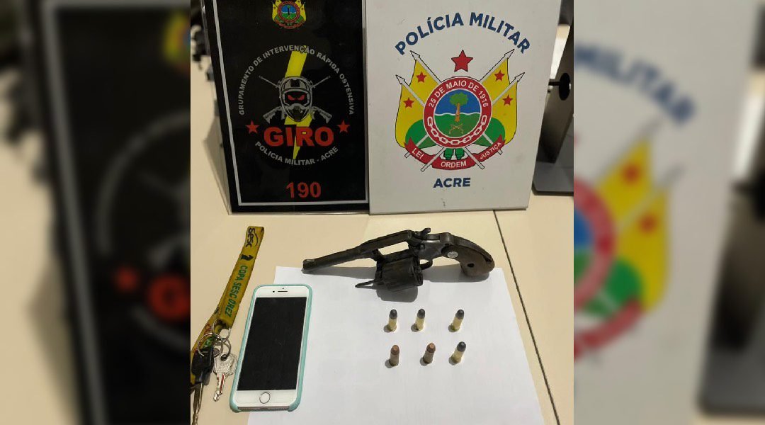 Dupla é presa em flagrante pela PM após cometimento de roubo em Rio Branco