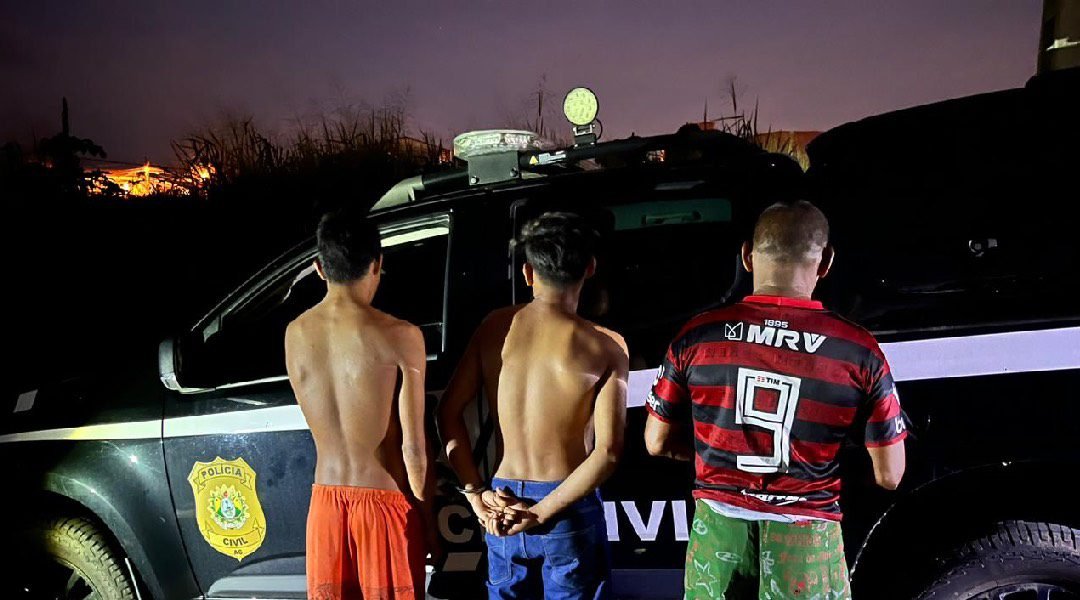 Três homens que mataram mulher com 16 facadas são presos em Mâncio Lima