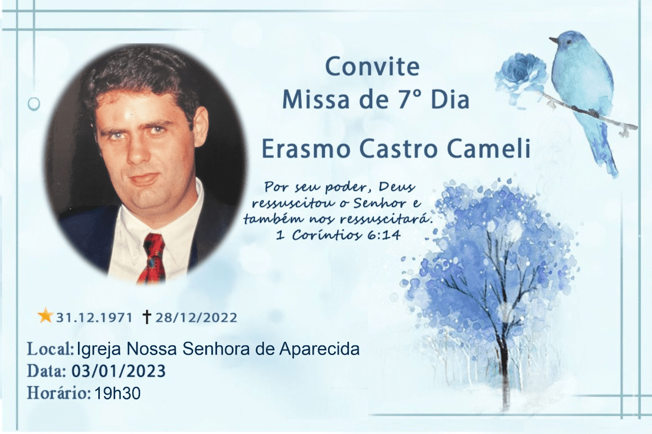 Família convida para missa de 7º dia de falecimento da sócia