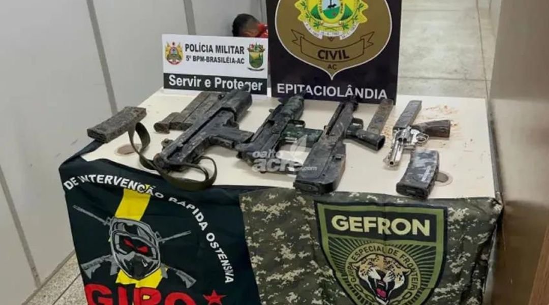 Mais de 190 mil armas de fogo e mais de 690 mil munições apreendidas em dois anos no Acre