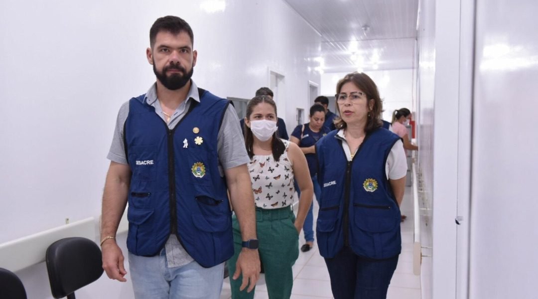 Sesacre vistoria Unidade Mista de Saúde de Assis Brasil 