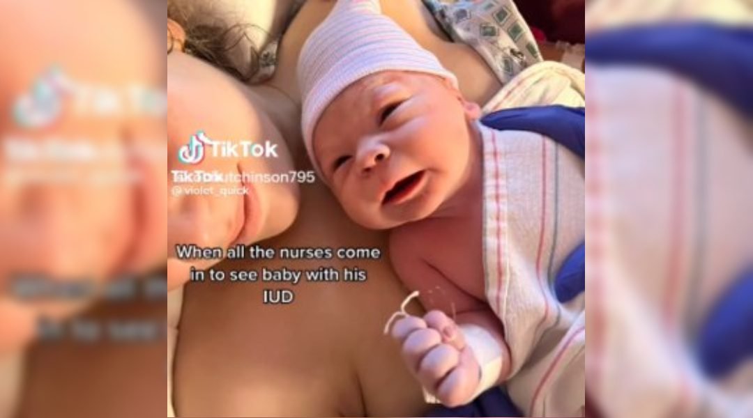 Bebê segurando DIU viraliza no Tik Tok e reacende medo feminino; método é 99% eficaz