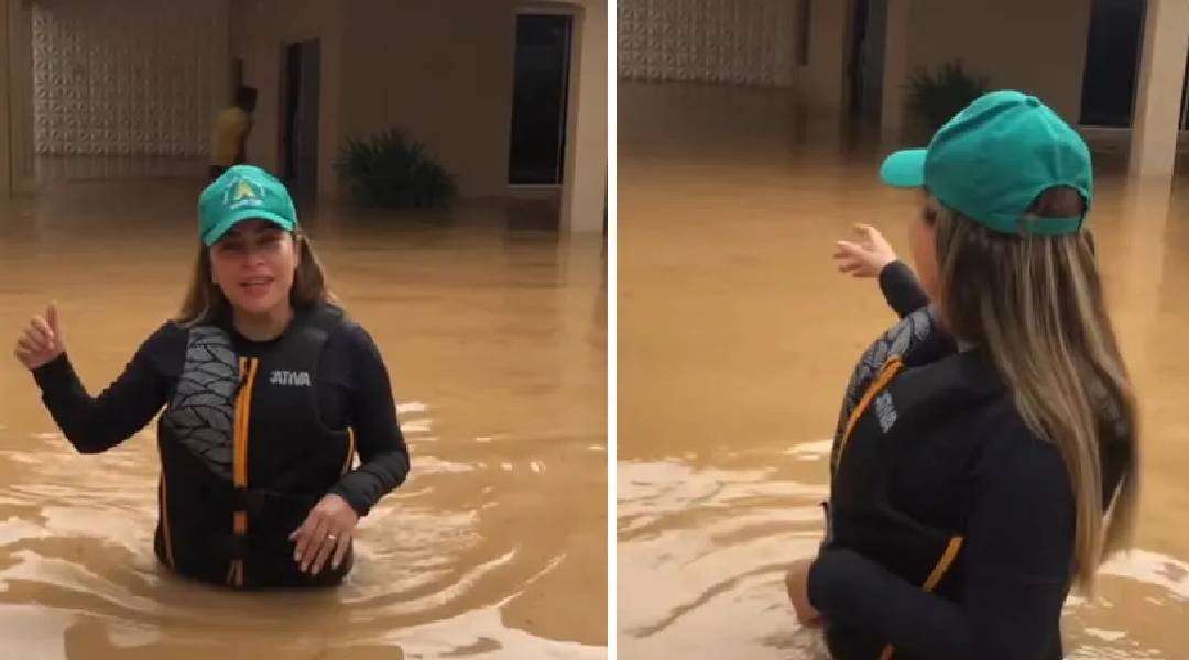 Prefeita de Brasiléia tem casa inundada enquanto ajudava moradores
