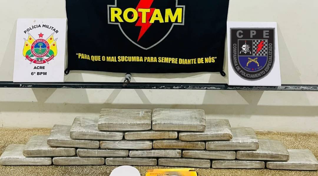 Polícia Militar apreende mais de 20 kg de drogas em Cruzeiro do Sul