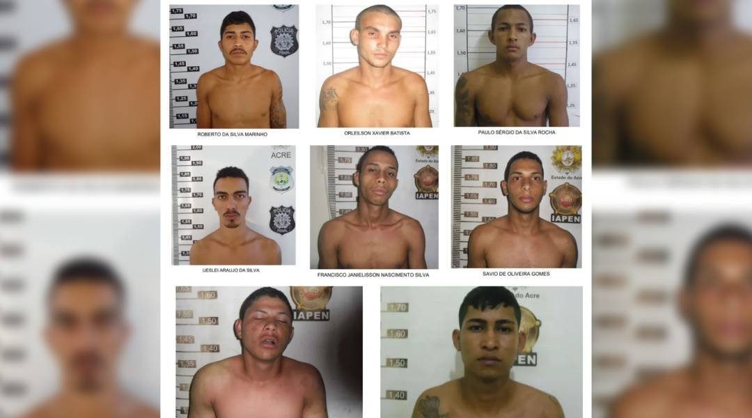 Polícias continuam busca por oito foragidos do presídio de Cruzeiro do Sul
