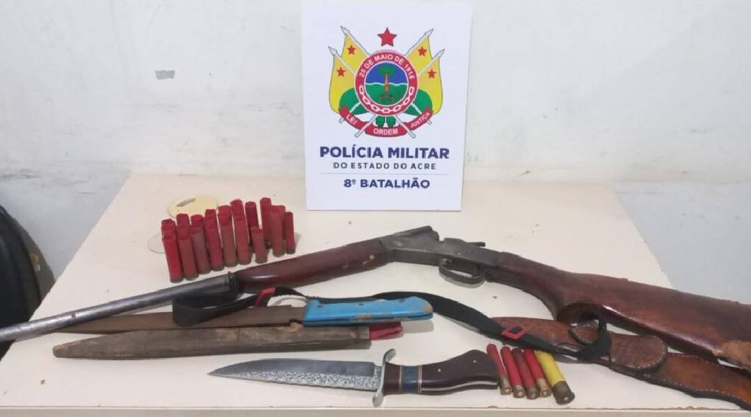 Adolescente de 15 anos é apreendido com arma de fogo em Sena Madureira