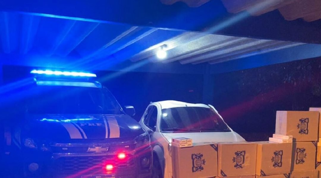 PRF prende homem contrabandeando quase 7 mil maços de cigarro no interior do Acre
