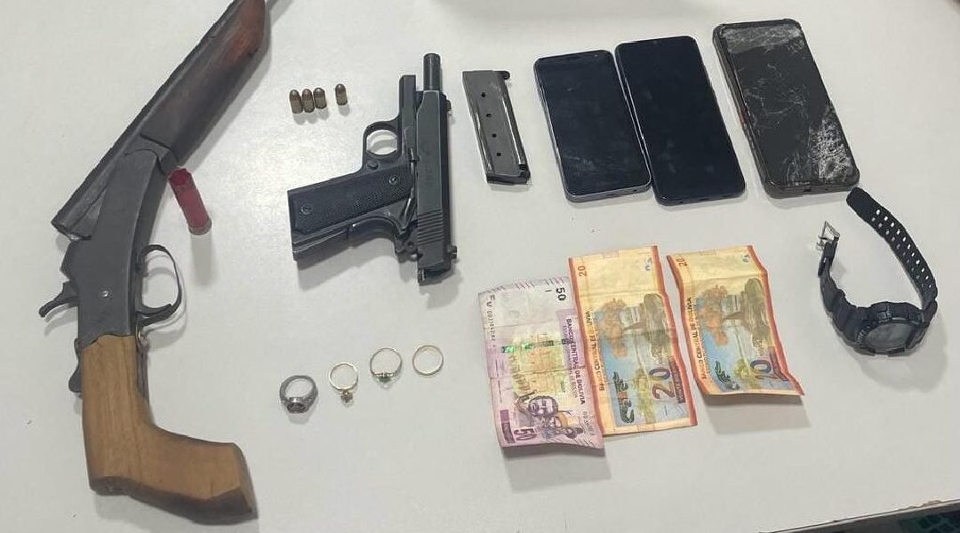 Quadrilha de assaltantes é presa após roubo com reféns no interior do Acre