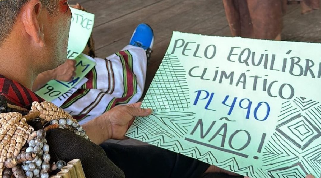 Indígenas do Acre promovem manifestação contra o Marco Legal nesta quarta-feira