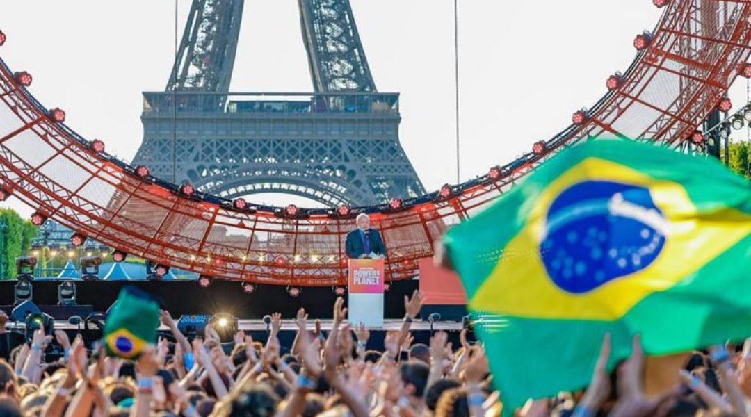 Em festival em Paris, Lula cita ‘dívida histórica’ e diz que países ricos devem financiar preservação de florestas