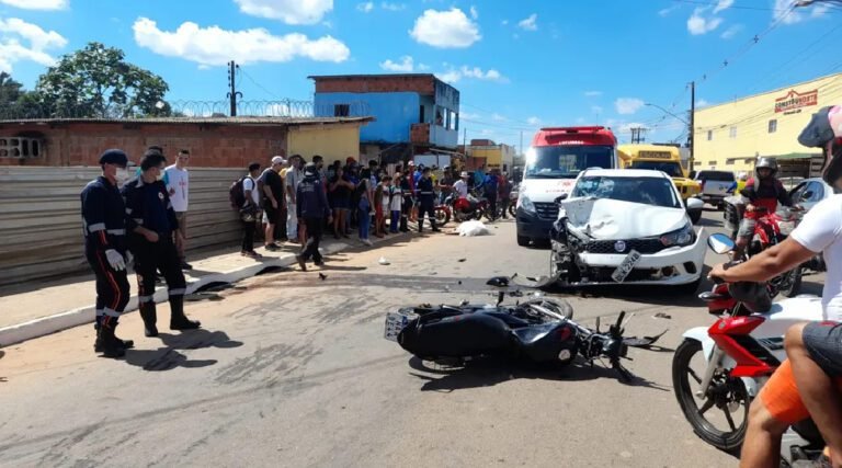 Jovem sem CNH morre após bater motocicleta em carro em avenida de Rio Branco