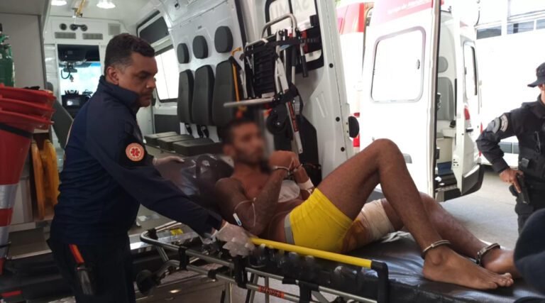 Presidiários são transferidos ao Pronto-Socorro; um deles fez policial de refém