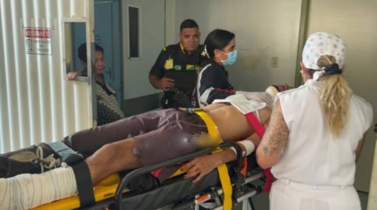 Colisão: motociclista quase tem perna amputada e o outro fica em estado grave