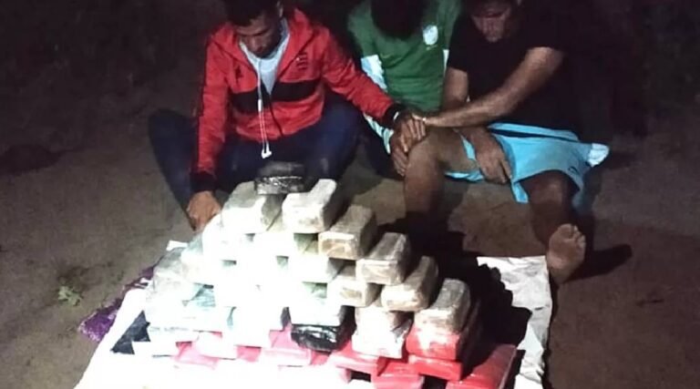 Três homens são presos e quase 40 quilos de drogas são apreendidos em Rodrigues Alves