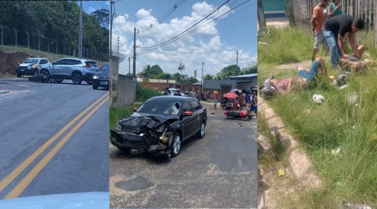 Três acidentes de trânsito são registrados em Cruzeiro do Sul nesta quarta-feira