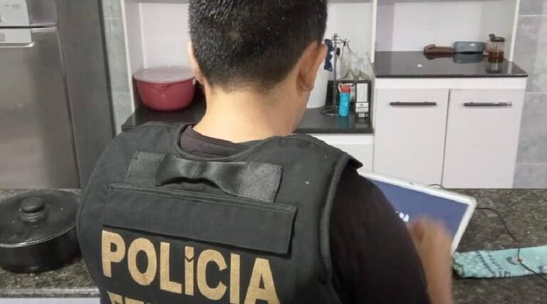 PF cumpre mandado de busca e apreensão contra um homem suspeito de armazenar conteúdo pornográfico infantojuvenil