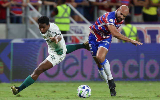 palmeiras-tropeca-contra-o-fortaleza,-e-flamengo-empata-em-pontuacao-com-o-lider-do-brasileirao