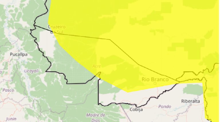 Inmet alerta para chuvas intensas e temporais no Acre; veja a previsão para o final de semana