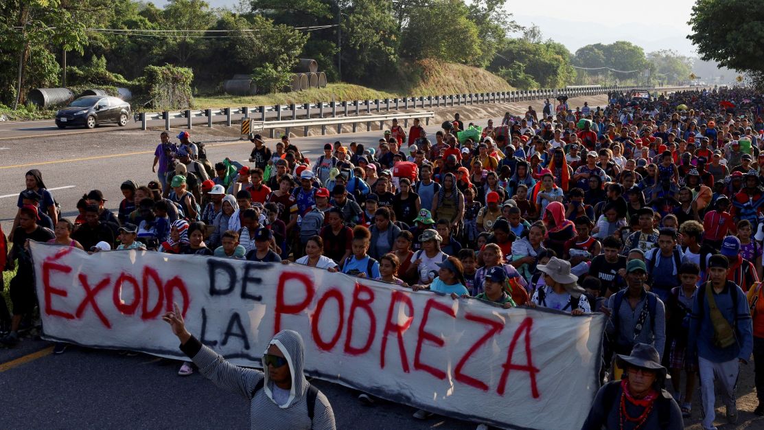 xodo da pobreza entenda o que caravana de imigrantes que