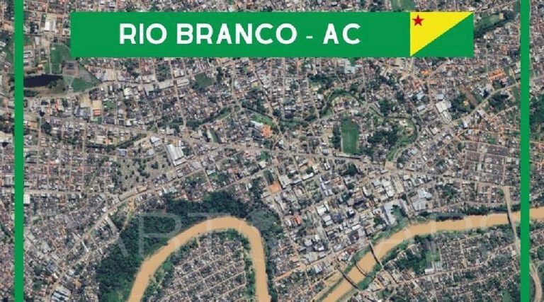 Rio Branco é a capital do Norte com a região central menos planejada nos traçados das ruas, diz análise cartográfica
