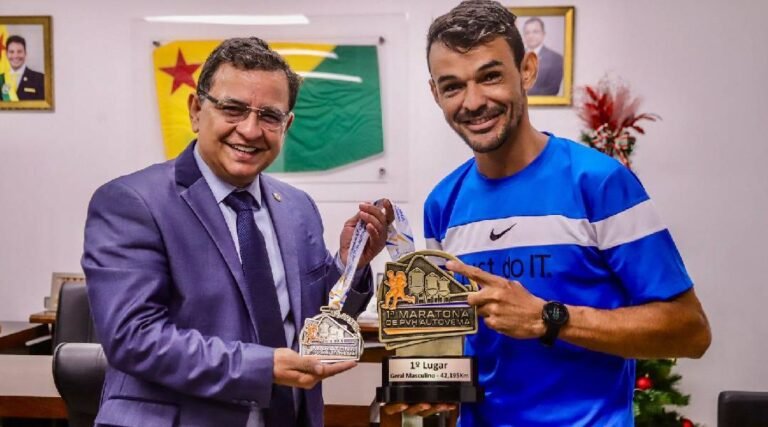 Funcionário da Aleac vence 10ª Maratona de Porto Velho e agradece apoio do Legislativo