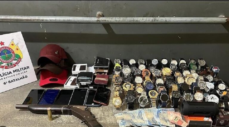 Polícia Militar prende criminoso e recupera materiais roubados em tempo recorde em Cruzeiro do Sul